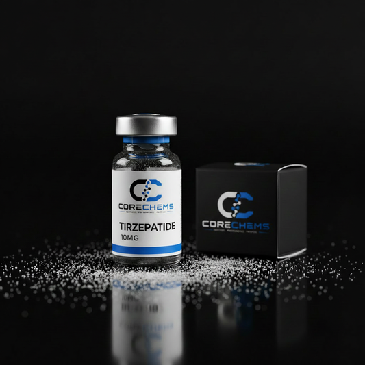 Tirzepatide peptide vial by CoreChems